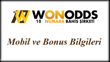 Wonodds Mobil ve Bonus Bilgileri